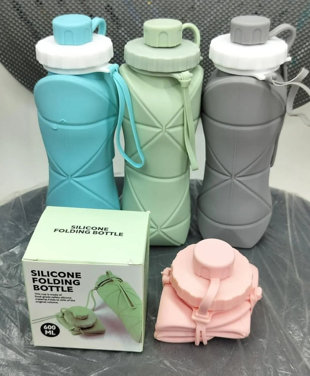Silicone Folding Water Bottle