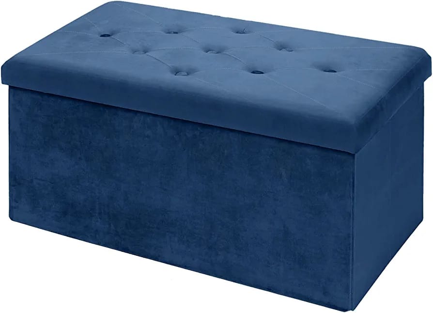 Storage Ottoman Folding Solid Space Saving Box