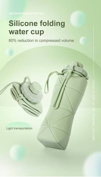 Silicone Folding Water Bottle